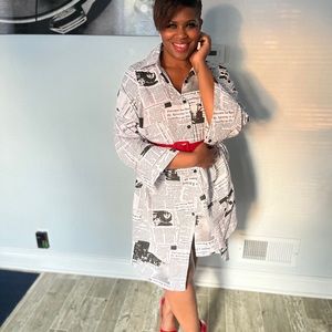 Boutique purchased Asymmetric dress shirt.